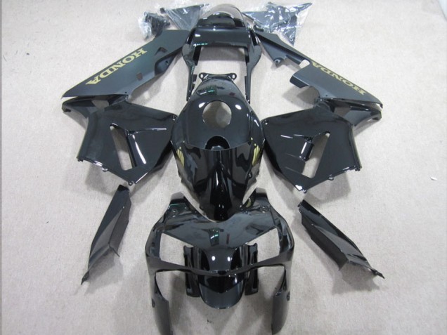 ABS Kits Carenados Moto CBR 600 RR 03-04 - Negro Oro Calcomanías ABS Kits Carenados Moto CBR 600 RR 03-04 - Negro Oro Calcomanías