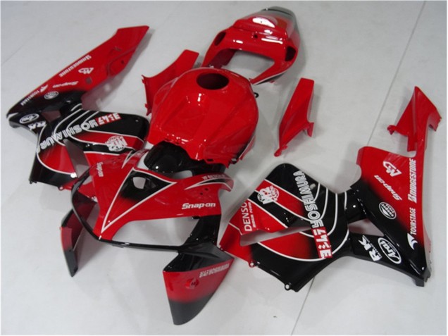 ABS Kits Carenados Moto CBR 600 RR 05-06 - Rojo Negro