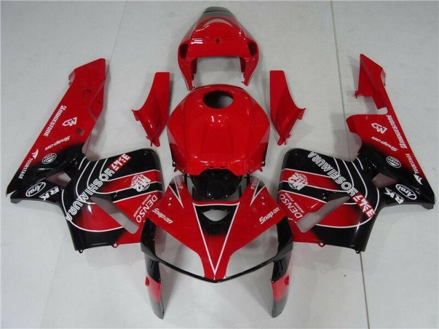 ABS Kits Carenados Moto CBR 600 RR 05-06 - Rojo Negro