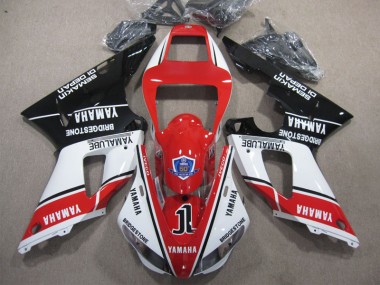 ABS Kits Carenados Moto R1 09-11 - Rojo Blanco Negro