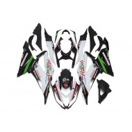 ABS Kits Carenados Moto ZX6R 13-18 - Blanco Negro