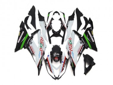 ABS Kits Carenados Moto ZX6R 13-18 - Blanco Negro