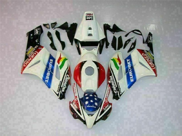 ABS Moto Plástica CBR 1000 RR 04-05 - Blanco Rojo ABS Moto Plástica CBR 1000 RR 04-05 - Blanco Rojo