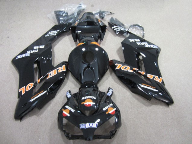 ABS Moto Plástica CBR 1000 RR 04-05 - Negro Naranja Repsol ABS Moto Plástica CBR 1000 RR 04-05 - Negro Naranja Repsol