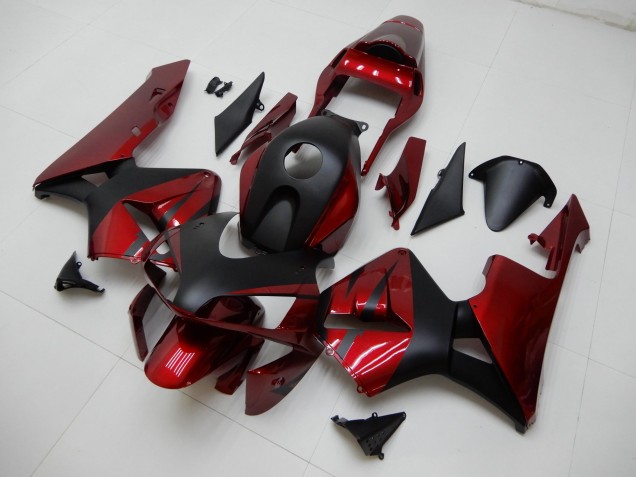 ABS Moto Plástica CBR 600 RR 03-04 - Rojo Negro ABS Moto Plástica CBR 600 RR 03-04 - Rojo Negro