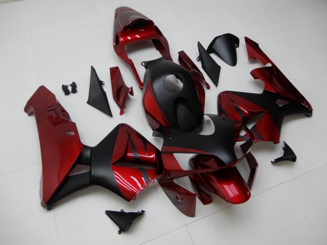 ABS Moto Plástica CBR 600 RR 03-04 - Rojo Negro ABS Moto Plástica CBR 600 RR 03-04 - Rojo Negro