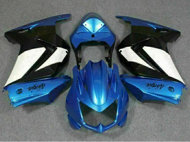 ABS Moto Plástica EX250 08-12 - Azul Blanco Negro Ninja ABS Moto Plástica EX250 08-12 - Azul Blanco Negro Ninja