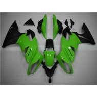 ABS Moto Plástica EX650 09-11 - Verde Negro