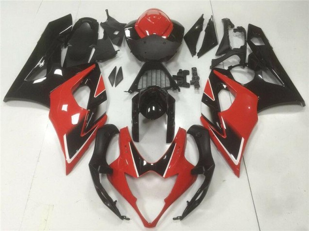 ABS Moto Plástica GSXR 1000 K5 05-06 - Rojo Negro ABS Moto Plástica GSXR 1000 K5 05-06 - Rojo Negro