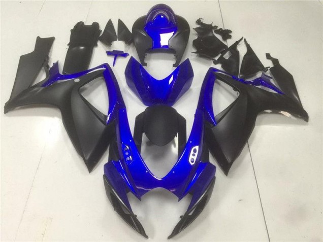 ABS Moto Plástica GSXR 600 / 750 K6 06-07 - Azul Negro ABS Moto Plástica GSXR 600 / 750 K6 06-07 - Azul Negro