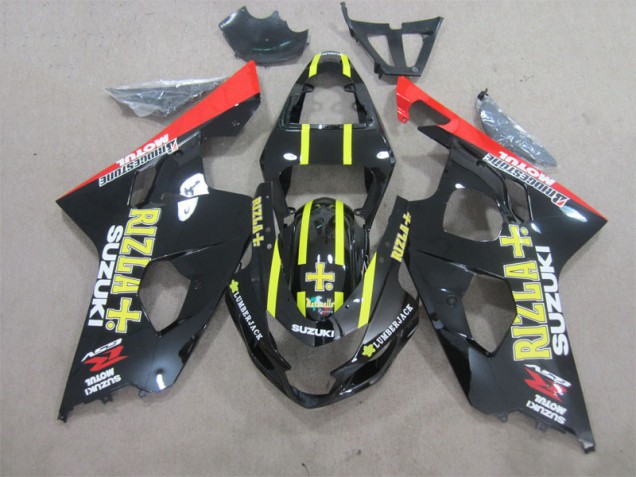 ABS Moto Plástica GSXR 600 K4 04-05 - Negro Amarillo Rizla ABS Moto Plástica GSXR 600 K4 04-05 - Negro Amarillo Rizla