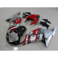 ABS Moto Plástica GSXR 750 K1 K2 K3 01-03 - Negro Rojo