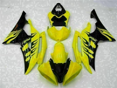 ABS Moto Plástica R6 08-16 - Amarillo Negro