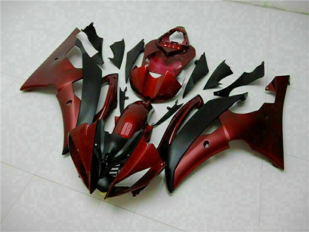 ABS Moto Plástica R6 08-16 - Rojo Negro ABS Moto Plástica R6 08-16 - Rojo Negro