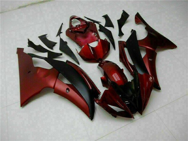 ABS Moto Plástica R6 08-16 - Rojo Negro ABS Moto Plástica R6 08-16 - Rojo Negro