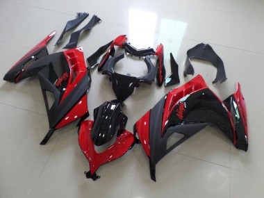 ABS Moto Plástica ZX 300R 13-16 - Rojo Negro