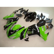 ABS Moto Plástica ZX10R 06-07 - Verde Monster
