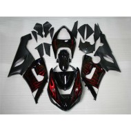 ABS Moto Plástica ZX6R 05-06 - Rojo Negro