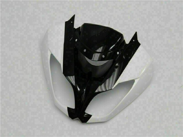 ABS Moto Plástica ZX6R 09-12 - Blanco Negro ABS Moto Plástica ZX6R 09-12 - Blanco Negro