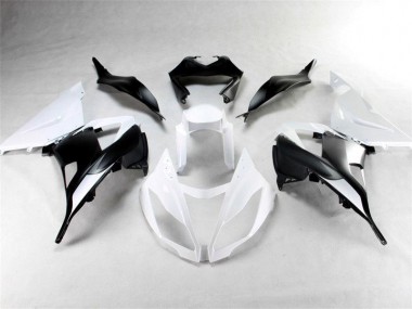 ABS Moto Plástica ZX6R 13-18 - Blanco Negro