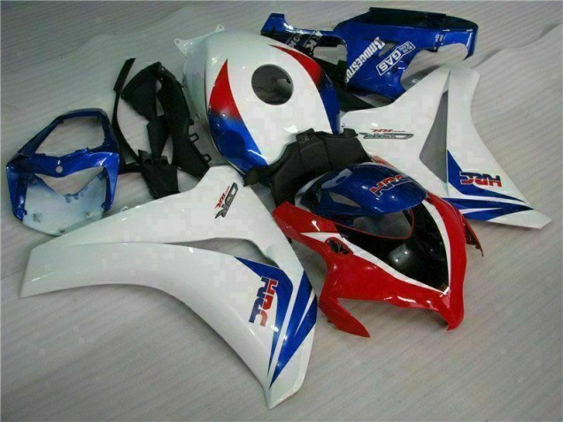 ABS Moto Plástico CBR 1000 RR 08-11 - Blanco Azul ABS Moto Plástico CBR 1000 RR 08-11 - Blanco Azul