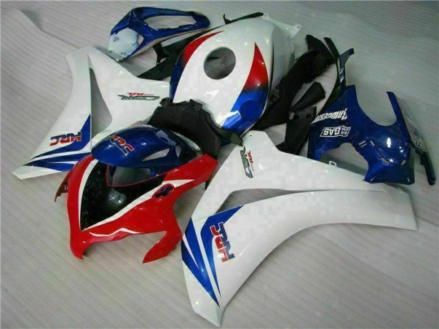 ABS Moto Plástico CBR 1000 RR 08-11 - Blanco Azul ABS Moto Plástico CBR 1000 RR 08-11 - Blanco Azul