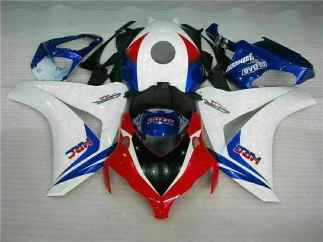 ABS Moto Plástico CBR 1000 RR 08-11 - Blanco Azul ABS Moto Plástico CBR 1000 RR 08-11 - Blanco Azul
