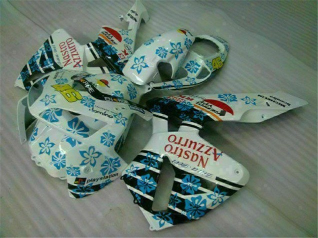 ABS Moto Plástico CBR 600 RR 05-06 - Blanco Azul Nastro Azzurro 46 ABS Moto Plástico CBR 600 RR 05-06 - Blanco Azul Nastro Azzurro 46