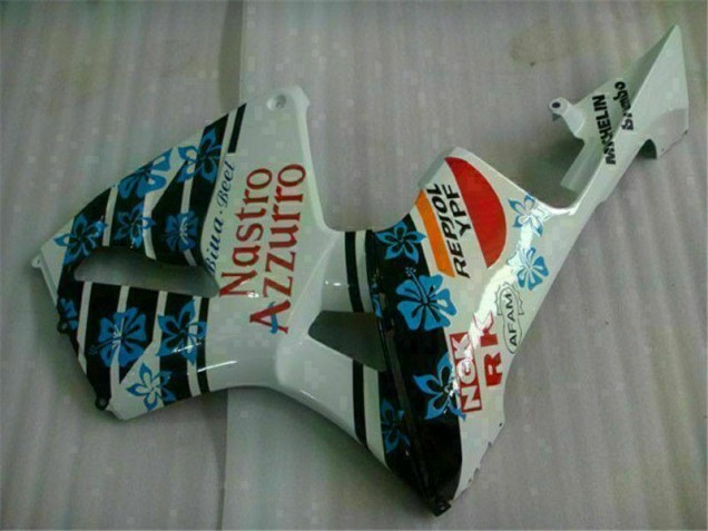 ABS Moto Plástico CBR 600 RR 05-06 - Blanco Azul Nastro Azzurro 46 ABS Moto Plástico CBR 600 RR 05-06 - Blanco Azul Nastro Azzurro 46