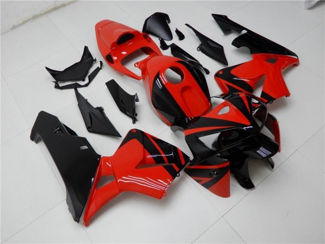 ABS Moto Plástico CBR 600 RR 05-06 - Rojo Negro