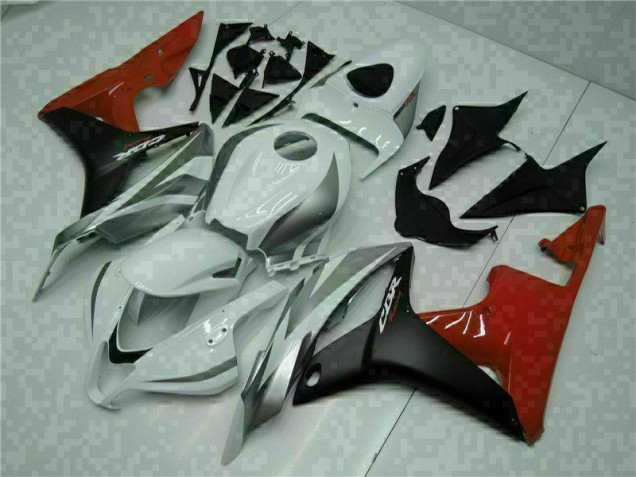 ABS Moto Plástico CBR 600 RR 07-08 - Blanco Negro Rojo ABS Moto Plástico CBR 600 RR 07-08 - Blanco Negro Rojo