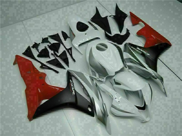 ABS Moto Plástico CBR 600 RR 07-08 - Blanco Negro Rojo ABS Moto Plástico CBR 600 RR 07-08 - Blanco Negro Rojo