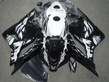 ABS Moto Plástico CBR 600 RR 09-12 - Negro Blanco