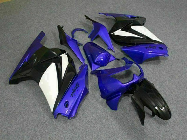 ABS Moto Plástico EX250 08-12 - Azul Blanco Negro Ninja ABS Moto Plástico EX250 08-12 - Azul Blanco Negro Ninja