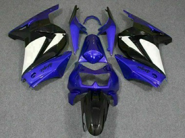 ABS Moto Plástico EX250 08-12 - Azul Blanco Negro Ninja