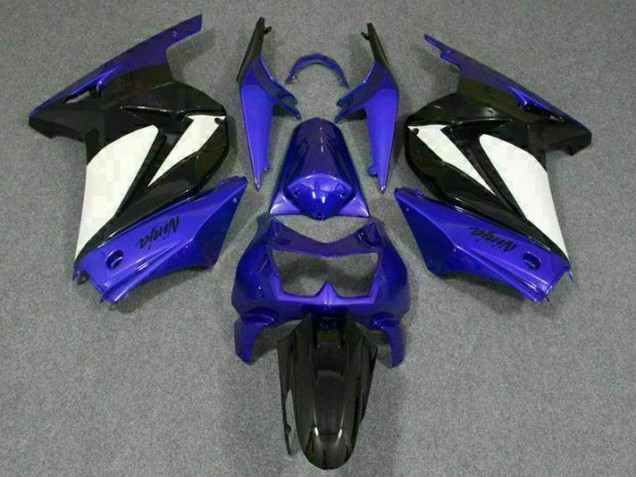 ABS Moto Plástico EX250 08-12 - Azul Blanco Negro Ninja ABS Moto Plástico EX250 08-12 - Azul Blanco Negro Ninja