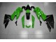 ABS Moto Plástico EX650 09-11 - Verde Negro ABS Moto Plástico EX650 09-11 - Verde Negro