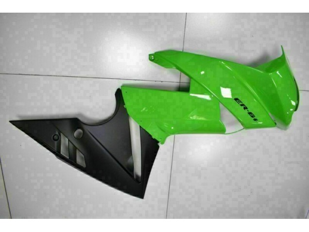 ABS Moto Plástico EX650 09-11 - Verde Negro ABS Moto Plástico EX650 09-11 - Verde Negro