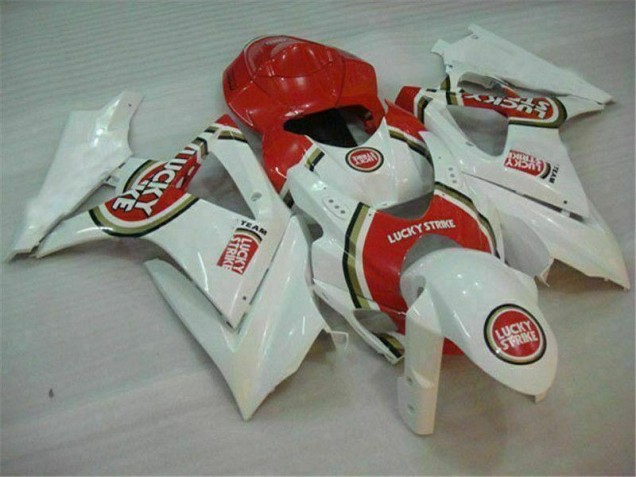 ABS Moto Plástico GSXR 1000 K7 07-08 - Rojo Blanco ABS Moto Plástico GSXR 1000 K7 07-08 - Rojo Blanco