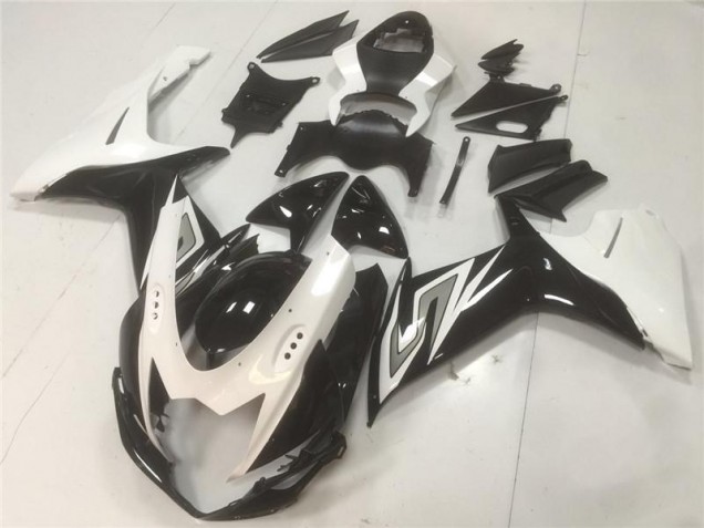 ABS Moto Plástico GSXR 600 / 750 K11 11-21 - Negro Blanco ABS Moto Plástico GSXR 600 / 750 K11 11-21 - Negro Blanco