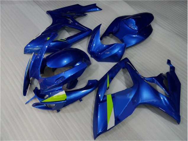 ABS Moto Plástico GSXR 600 / 750 K6 06-07 - Azul ABS Moto Plástico GSXR 600 / 750 K6 06-07 - Azul