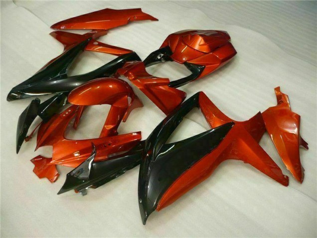 ABS Moto Plástico GSXR 600 / 750 K8 08-10 - Rojo Negro ABS Moto Plástico GSXR 600 / 750 K8 08-10 - Rojo Negro