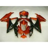ABS Moto Plástico GSXR 600 / 750 K8 08-10 - Rojo Negro