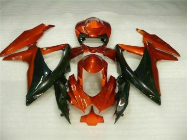 ABS Moto Plástico GSXR 600 / 750 K8 08-10 - Rojo Negro