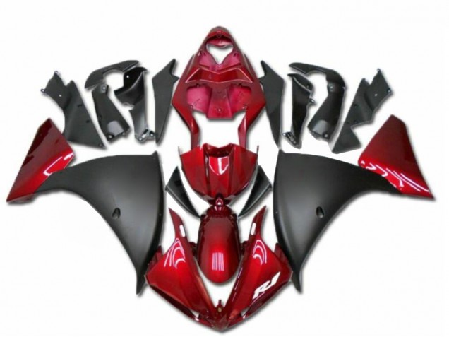ABS Moto Plástico R1 09-11 - Rojo Negro ABS Moto Plástico R1 09-11 - Rojo Negro