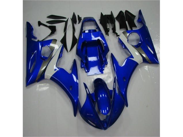 ABS Moto Plástico R6 03-05 - Azul Blanco ABS Moto Plástico R6 03-05 - Azul Blanco