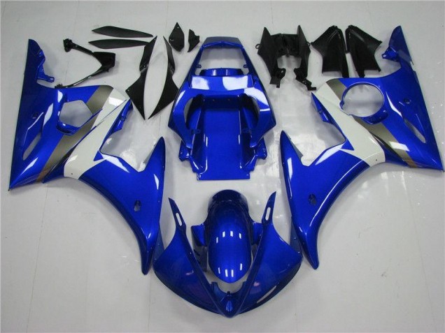 ABS Moto Plástico R6 03-05 - Azul Blanco ABS Moto Plástico R6 03-05 - Azul Blanco