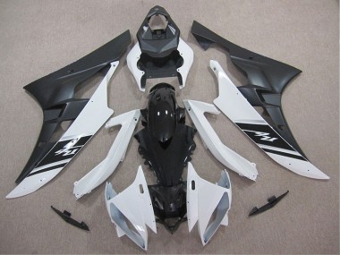 ABS Moto Plástico R6 06-07 - Blanco Negro