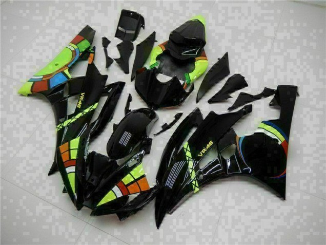 ABS Moto Plástico R6 06-07 - Negro ABS Moto Plástico R6 06-07 - Negro