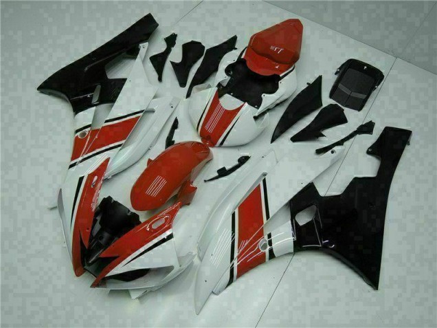 ABS Moto Plástico R6 06-07 - Rojo Blanco ABS Moto Plástico R6 06-07 - Rojo Blanco
